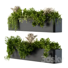 Plant box on wall
